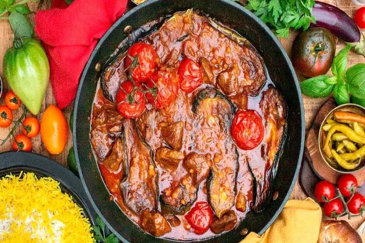خورش بادمجان شمالی