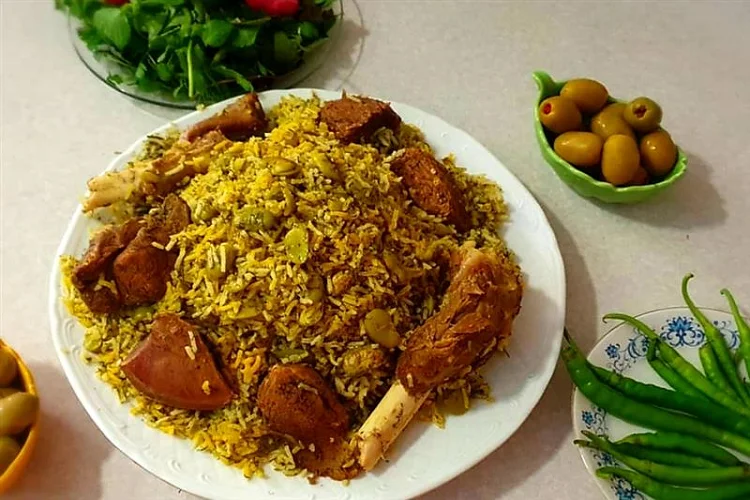 طرز تهیه باقالی پلو ماهیچه