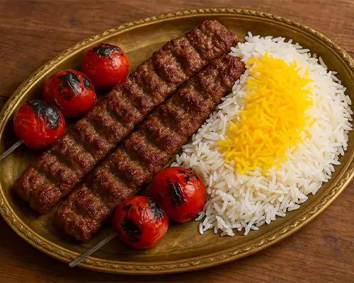 کباب کوبیده با گوشت گوساله
