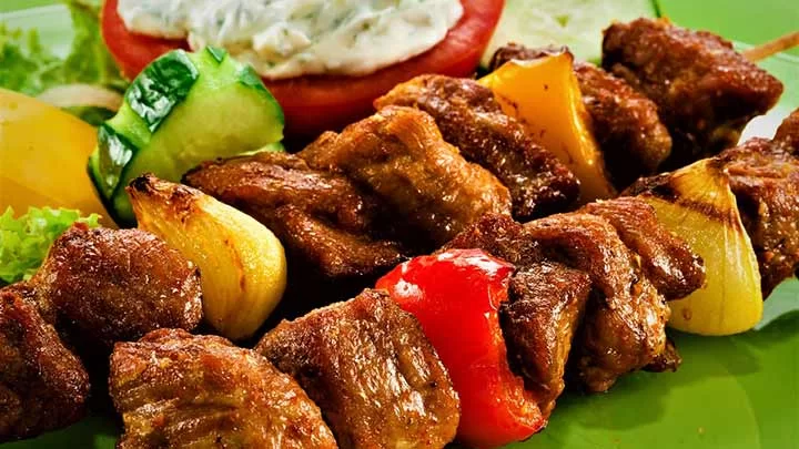 غذا با گوشت تکه ای