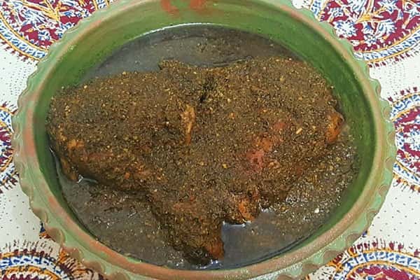 طرز تهیه سبزی فسنجان گیلانی