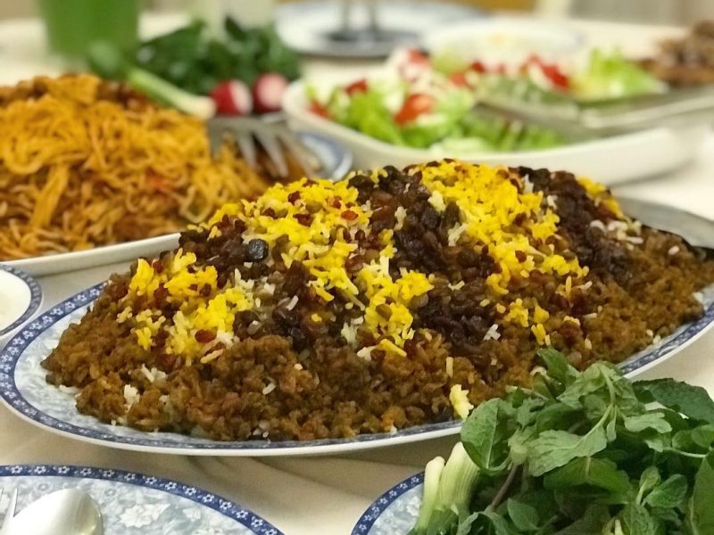 غذا شمالی با گوشت چرخ کرده