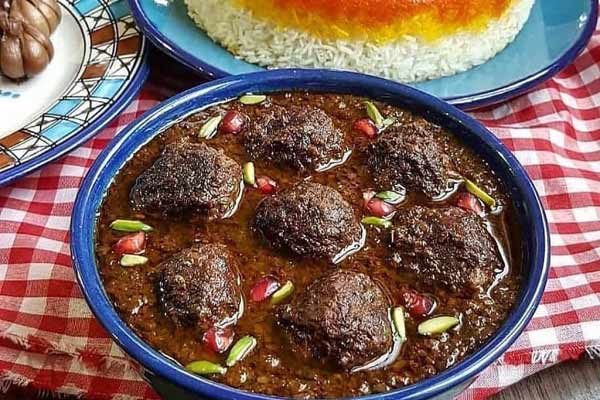 دستور پخت اناربیج با گوشت قلقلی