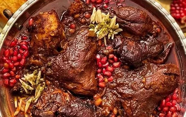 تهیه اناربیج با مرغ