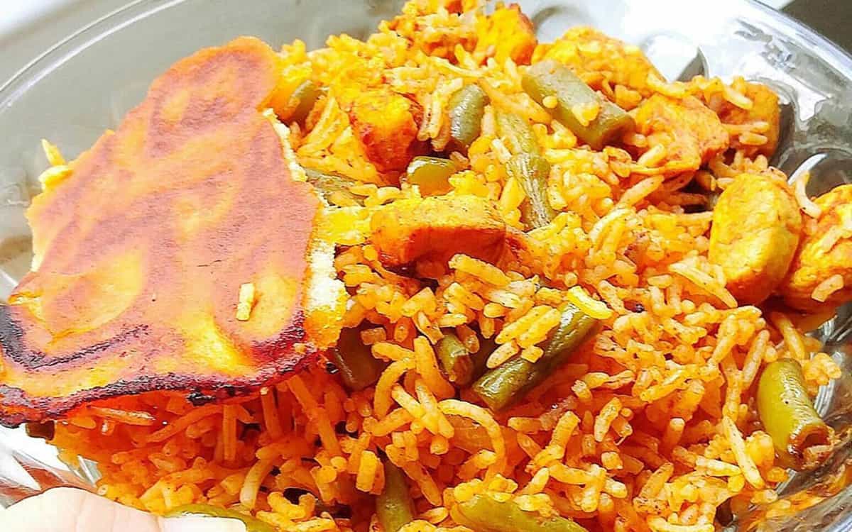 تهیه لوبیا پلو شمالی