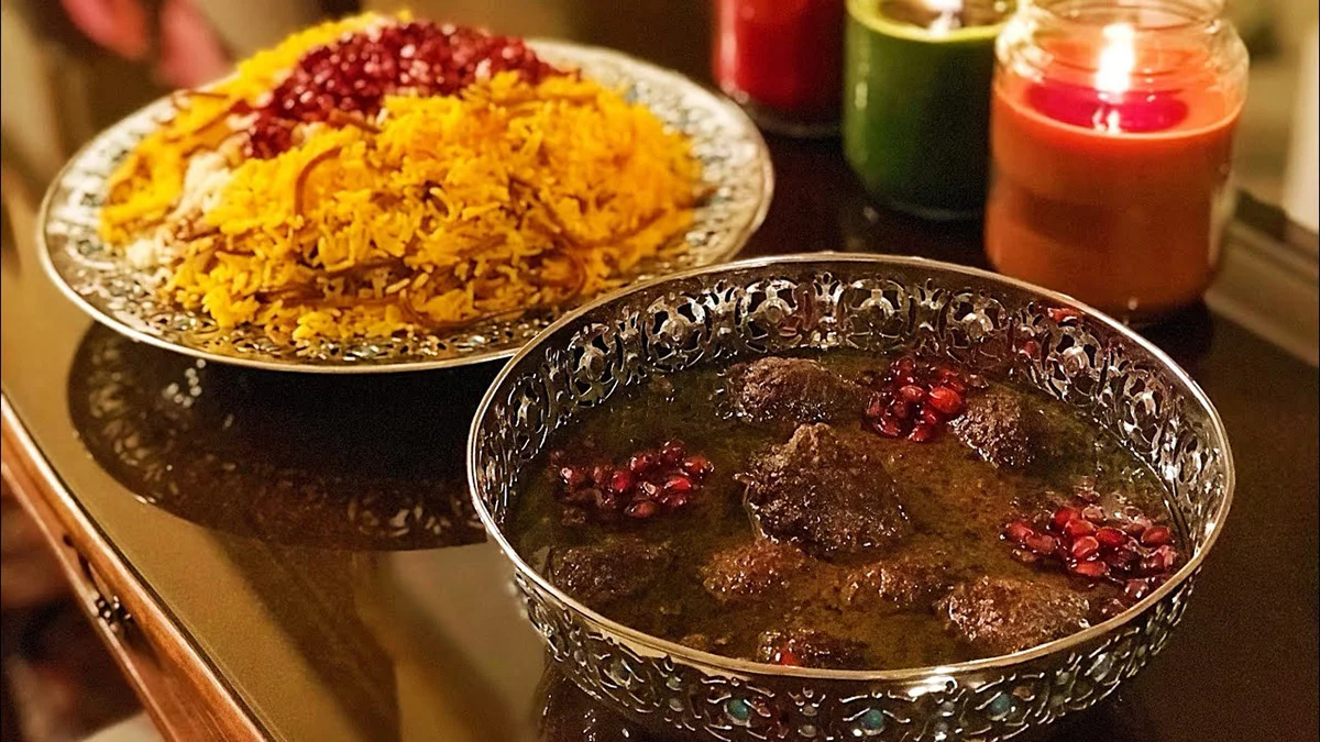 فسنجان با گوشت