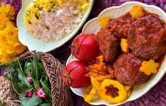 شامی رودباری با رب انار