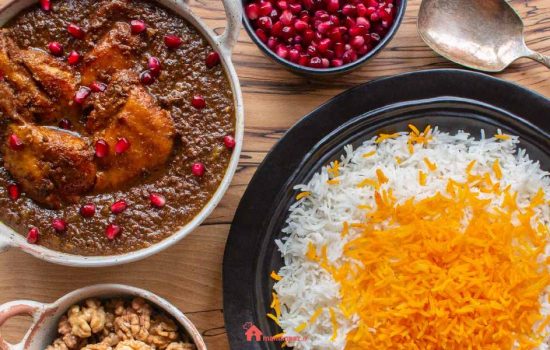 اناربیج با مرغ