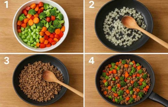 طرز تهیه غذا