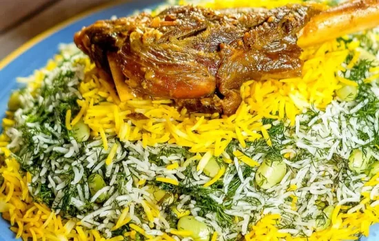 باقالی  پلو با ماهیچه